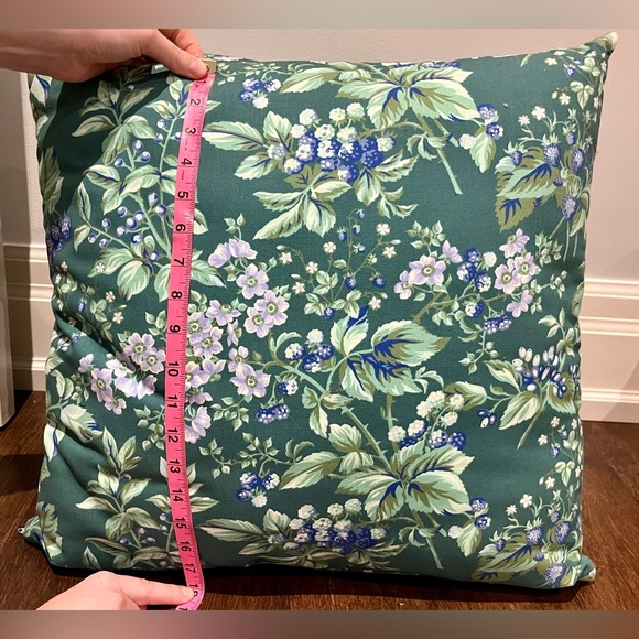 Two Laura Ashley Pillows, 18”, Bedroom Decor - Picture 3 of 3